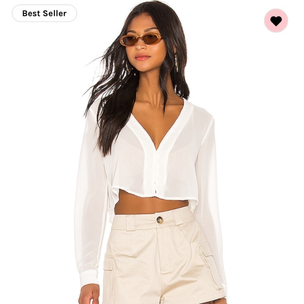 Superdown crop top. Small